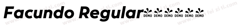 Facundo Regular字体转换